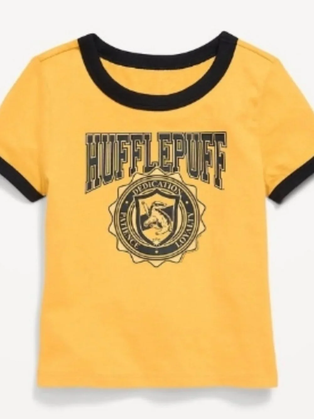 Old Navy's Harry Potter Fitted Graphic Ringer T-Shirt for Girls Size Sm (6/7)